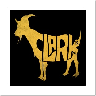 clark goat distressed Posters and Art